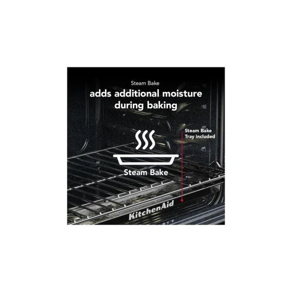 Kitchenaid® 5.3 Cu. Ft. Slide-in Electric Range with Two Even-Heat™ Hyper Elements and Convection Cooking Modes YKSES530SPS