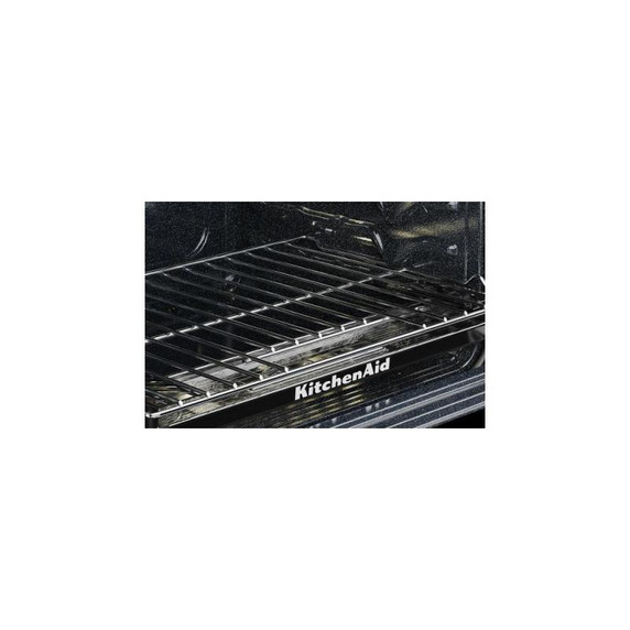 Kitchenaid® 5.0 Cu. Ft. Smart Slide-in Gas Range with Convection Cooking Modes and 2-in-1 Burner KSGS530SBE
