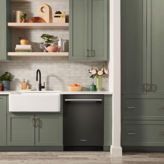 Kitchenaid® 360° Max Jets™ Third Rack Dishwasher with Advanced ProDry™ System, 44 dBA KDTS624SBE
