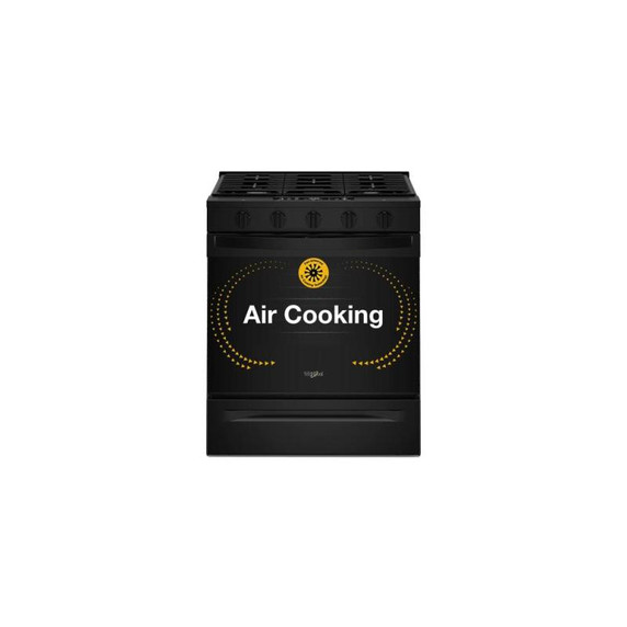 Whirlpool® 30-inch Gas Range with Air Cooking Technology WSGS5030SB