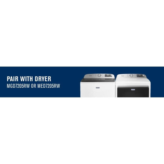 Maytag® 6.0 Cu. Ft. Pet Pro Top Load Agitator Washer with Extra Power and Sanitize Cycle with Oxi MTW7205RW