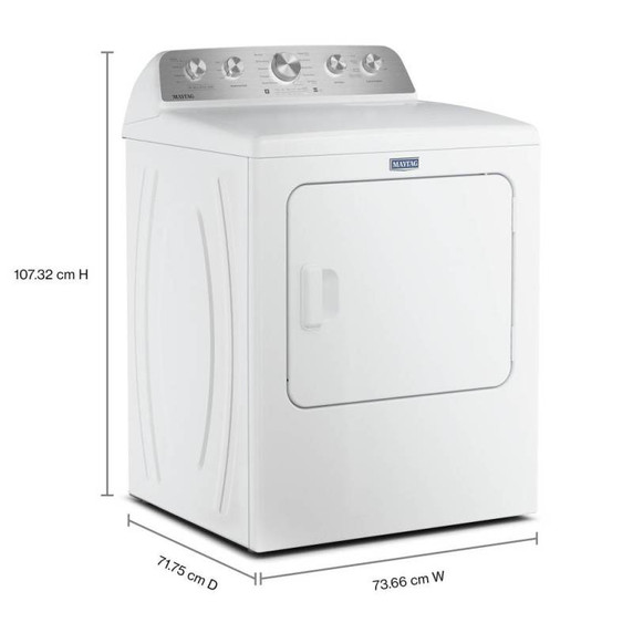 Maytag® 7.0 Cu Ft. Load Gas Dryer with Extra Power and Pet Pro Option MGD5605RW