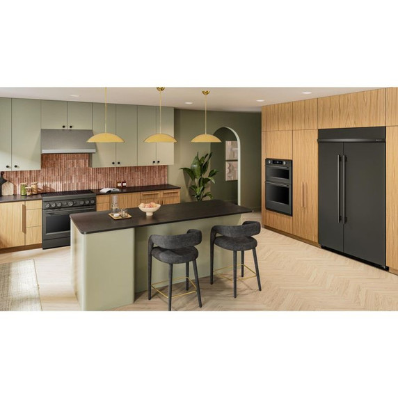 Kitchenaid® 30 Cu. Ft. 48" Built-In Side-by-Side Refrigerator with Platinum Interior KBSN748SBE