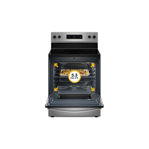 Whirlpool® 30-inch Electric Range with Steam Clean YWFES3330RB Whirlpool® 30-inch Electric Range with Steam Clean YWFES3330RB