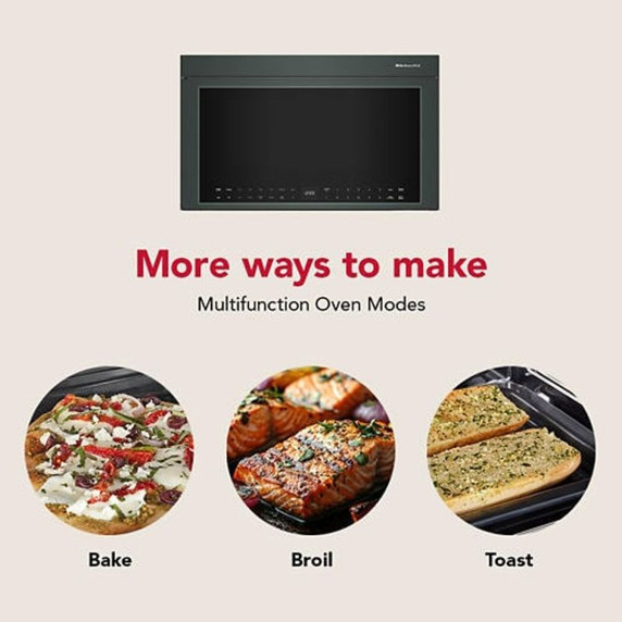 Kitchenaid® Multifunction Over-the-Range Microwave Oven with Infrared Sensor Modes YKMMF730PJP