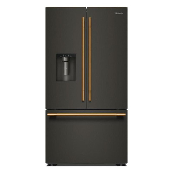 Kitchenaid® 30 cu. ft. French Door Refrigerator with Exterior Water and Ice KRFF436SBE