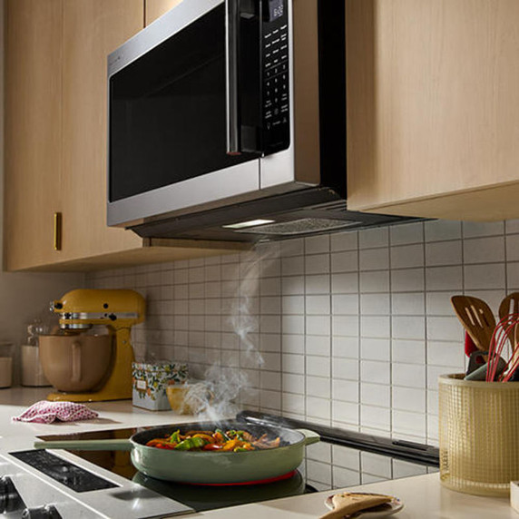 KitchenAid® 2.1 Cu. Ft. Over-the-Range Microwave Hood with a Handle YKMMS330SPS