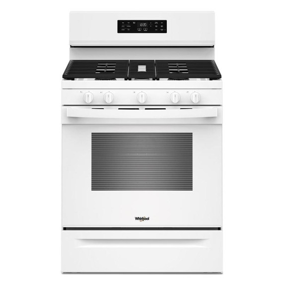 Whirlpool® 30-inch Gas Range with Air Cooking Technology and Steam Clean WFGS4530SW Whirlpool® 30-inch Gas Range with Air Cooking Technology and Steam Clean WFGS4530SW