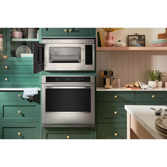 Kitchenaid® 30-inch Smart Electric Single Wall Oven with Assisted Cooking Modes - PrintShield™ Finish KOES730SPS