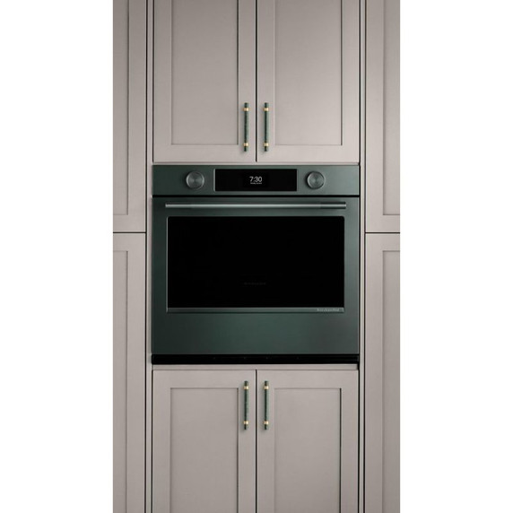Kitchenaid® 30-inch Smart Electric Single Wall Oven with Assisted Cooking Modes - Juniper KOES730SJP