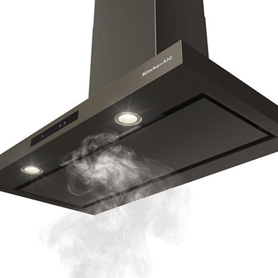 KitchenAid® 36-inch Wall-Mount, 4-Speed Canopy Hood KVWC736SBE