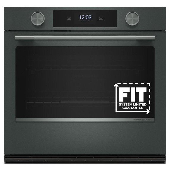 Kitchenaid® 30-inch Smart Electric Single Wall Oven with Intelligent Cooking Camera - Juniper KOES930SJP