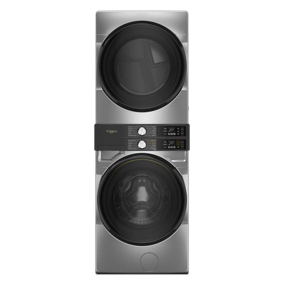 Whirlpool® Smart ENERGY STAR® Front Load Laundry Tower with FreshFlowTM Vent System and UV Clean Technology 5.2 cu. ft. I.E.C. Washer & 7.4 cu. ft. Gas Dryer WGF5727TR
