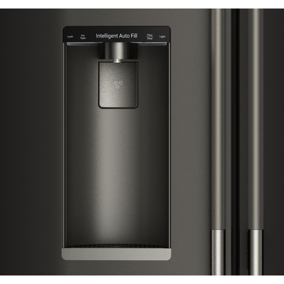 Kitchenaid® Counter-Depth French Door Refrigerator with Intelligent Auto Fill KRFC536SBE