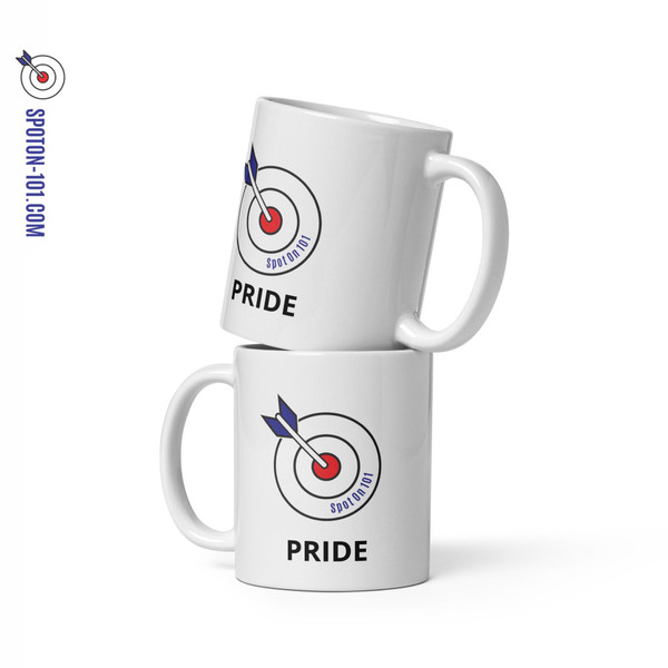 PRIDE - White glossy mug