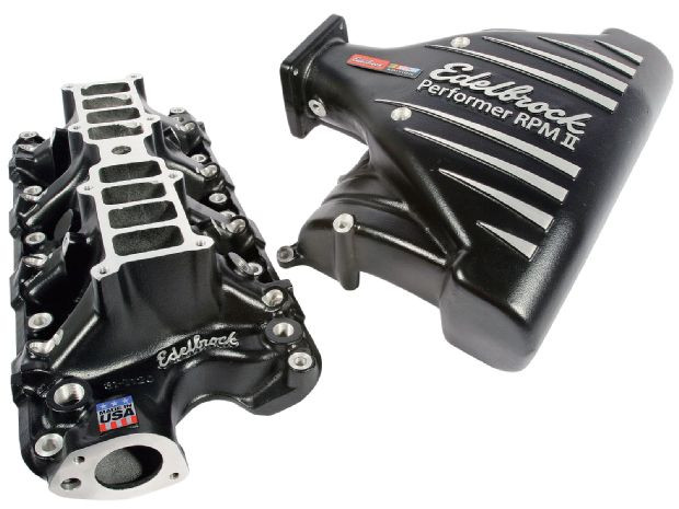 ハーレーEdelbrock Performer RPM 1200 ヘッド 2個 Edelbrock® - Performer™ Air-Gap Dual Plane Intake Manifold