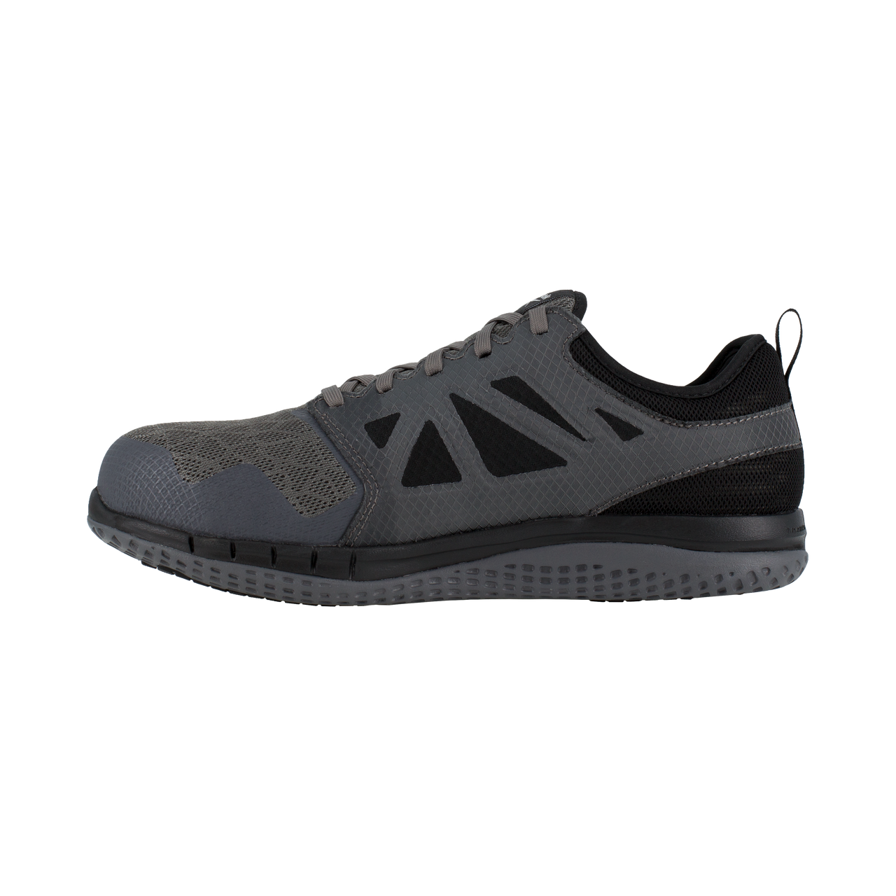 reebok zprint running shoe in tin grey