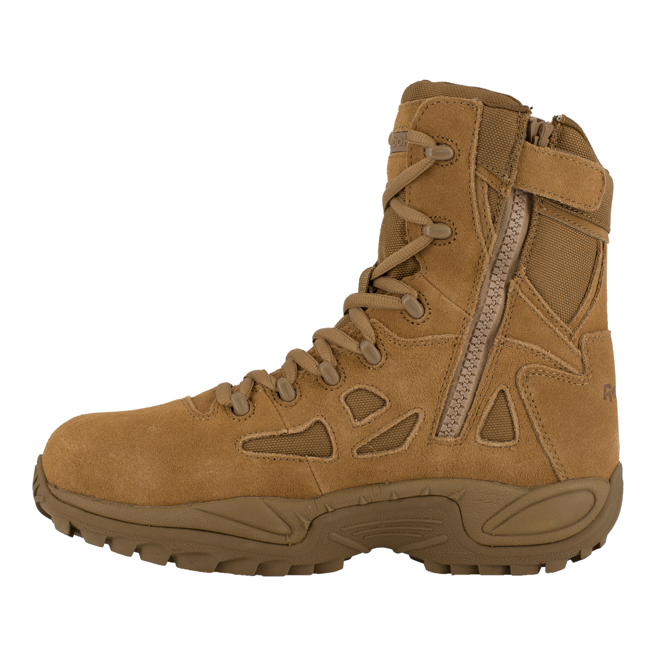 Reebok Rapid Response - RB8850 - Men's Military Boots with Side Zipper