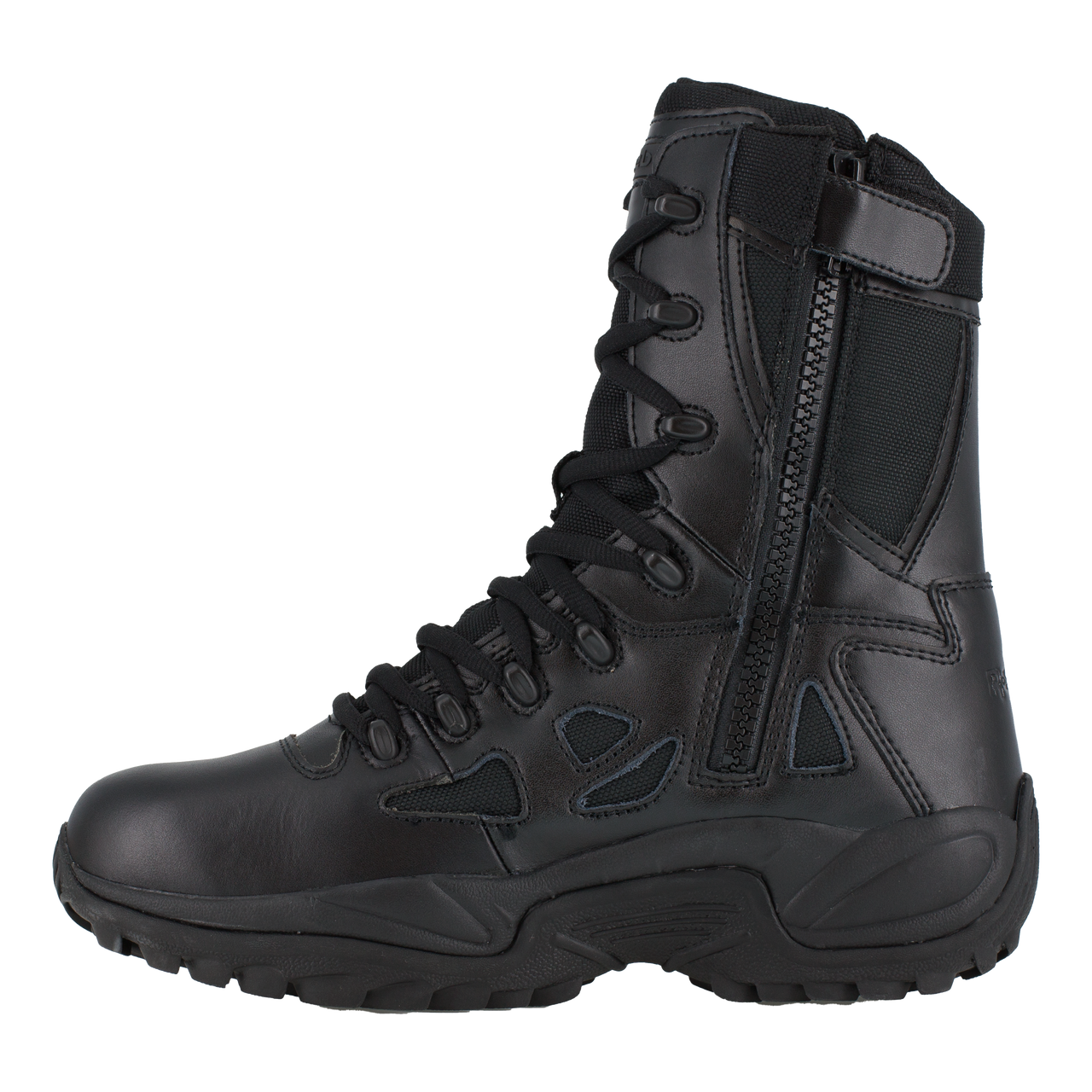 Reebok RB8875 Soft Toe Side Zip 8" Stealth Rapid Response Boots 