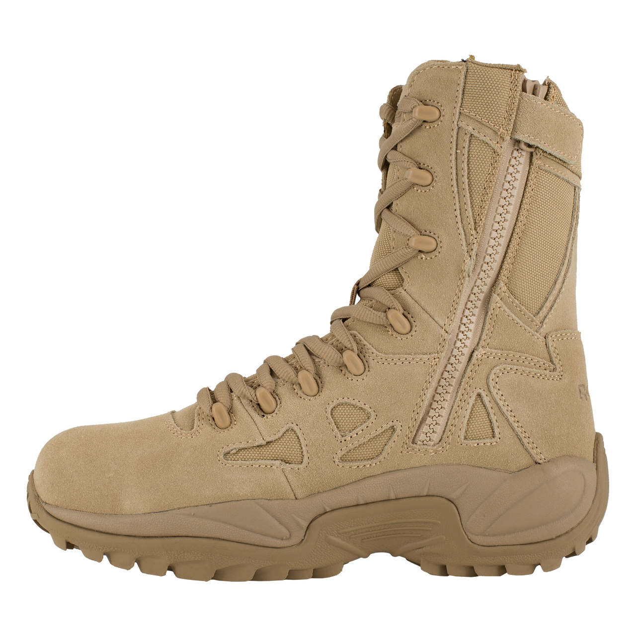 reebok 8 rapid response side zip tactical boots