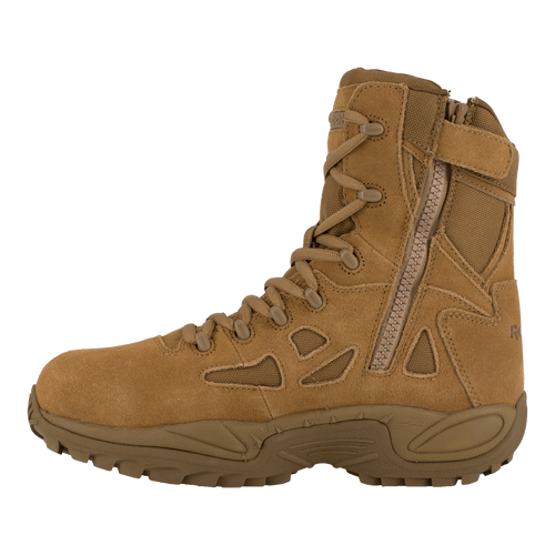 Reebok Rapid Response - RB8850 - Men's Military Boots with Side Zipper