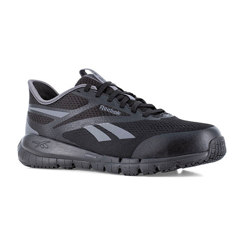 Reebok Work Women's Flex Trainer Work Shoe with Elevated Ease On/Off - RB121 right angle view