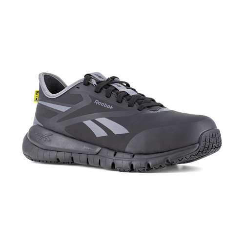 Reebok Work Men's Flex Trainer Work Shoe with Elevated Ease On/Off - RB5124 right angle view