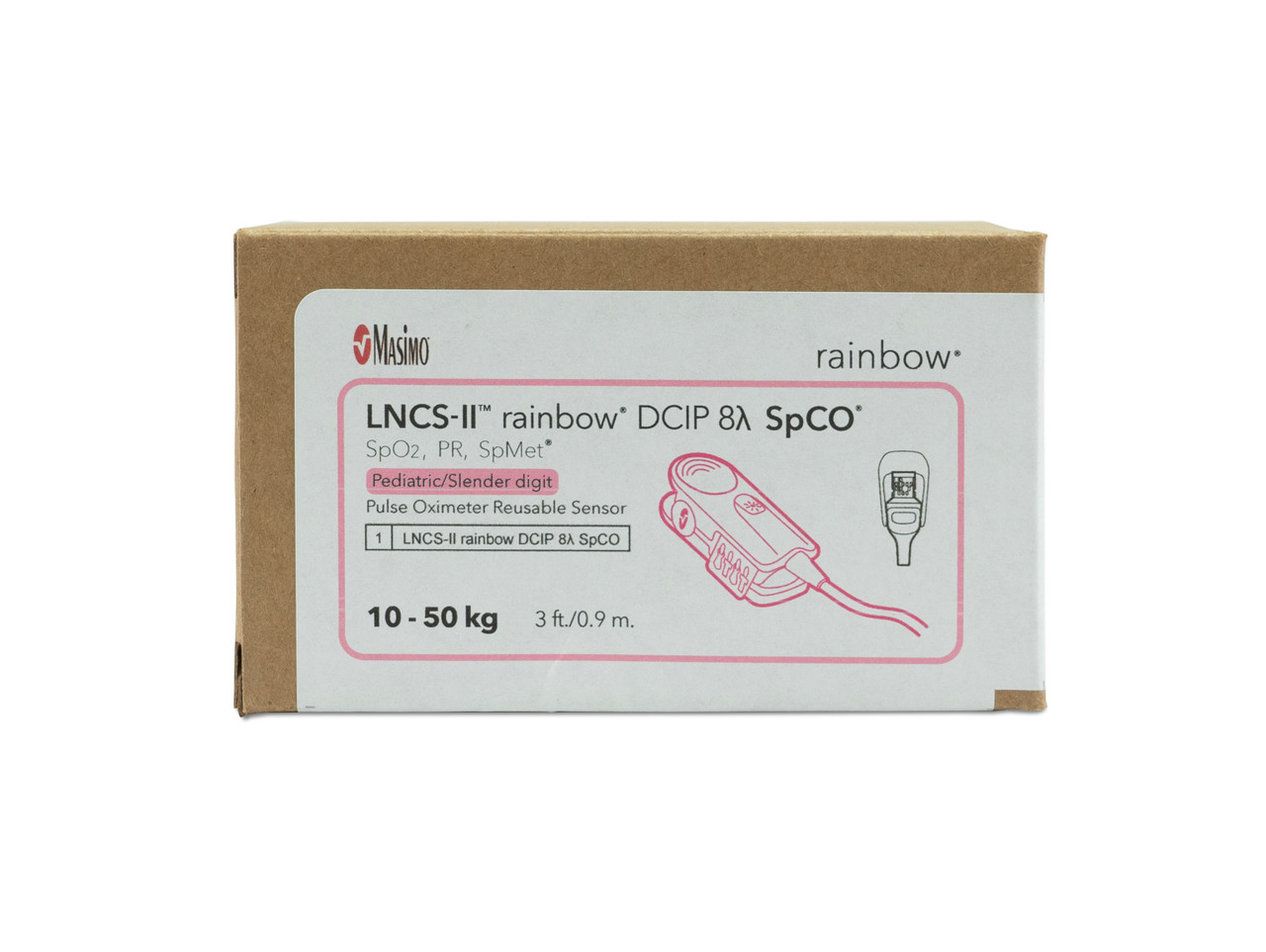 Masimo® LNCS-II rainbow® DCIP 8λ SpCO, Pediatric Reusable Sensor