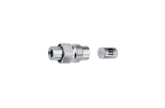 OPTI-MAX® Inlet Check Valve, 1/8" Ruby/Sapphire, SS Cartridge, Shimadzu, LC-10ADVP, LC2010 OPTI-MAX® Inlet Check Valve, 1/8" Ruby/Sapphire, SS Cartridge, Shimadzu, LC-10ADVP, LC2010