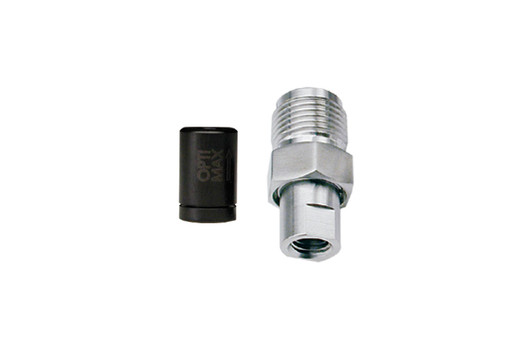 OPTI-MAX® Outlet Check Valve, 1/8" Ruby/Sapphire, PEEK Cartridge, Shimadzu, LC-6A, LC-10AS OPTI-MAX® Outlet Check Valve, 1/8" Ruby/Sapphire, PEEK Cartridge, Shimadzu, LC-6A, LC-10AS