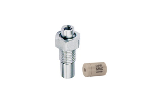 OPTI-MAX® Outlet Check Valve, 1/16" Ruby Ball/Sapphire Seat, PEEK Cartridge, 616, Alliance OPTI-MAX® Outlet Check Valve, 1/16" Ruby Ball/Sapphire Seat, PEEK Cartridge, 616, Alliance