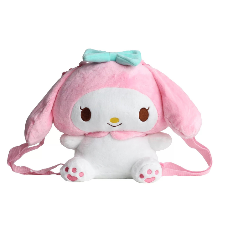 Cute My Melody Plush Doll Backpack Bag - 32cm x 26cm **FREE SHIPPING**