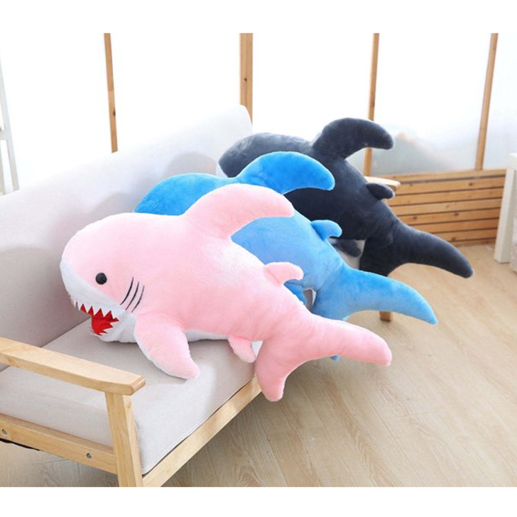 90cm  3D Shark Stuffed Animal Toy Plush - Shark Cushion Throw Pillow! **FREE SHIPPING**