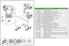 System with air/electronic pulse brake counter