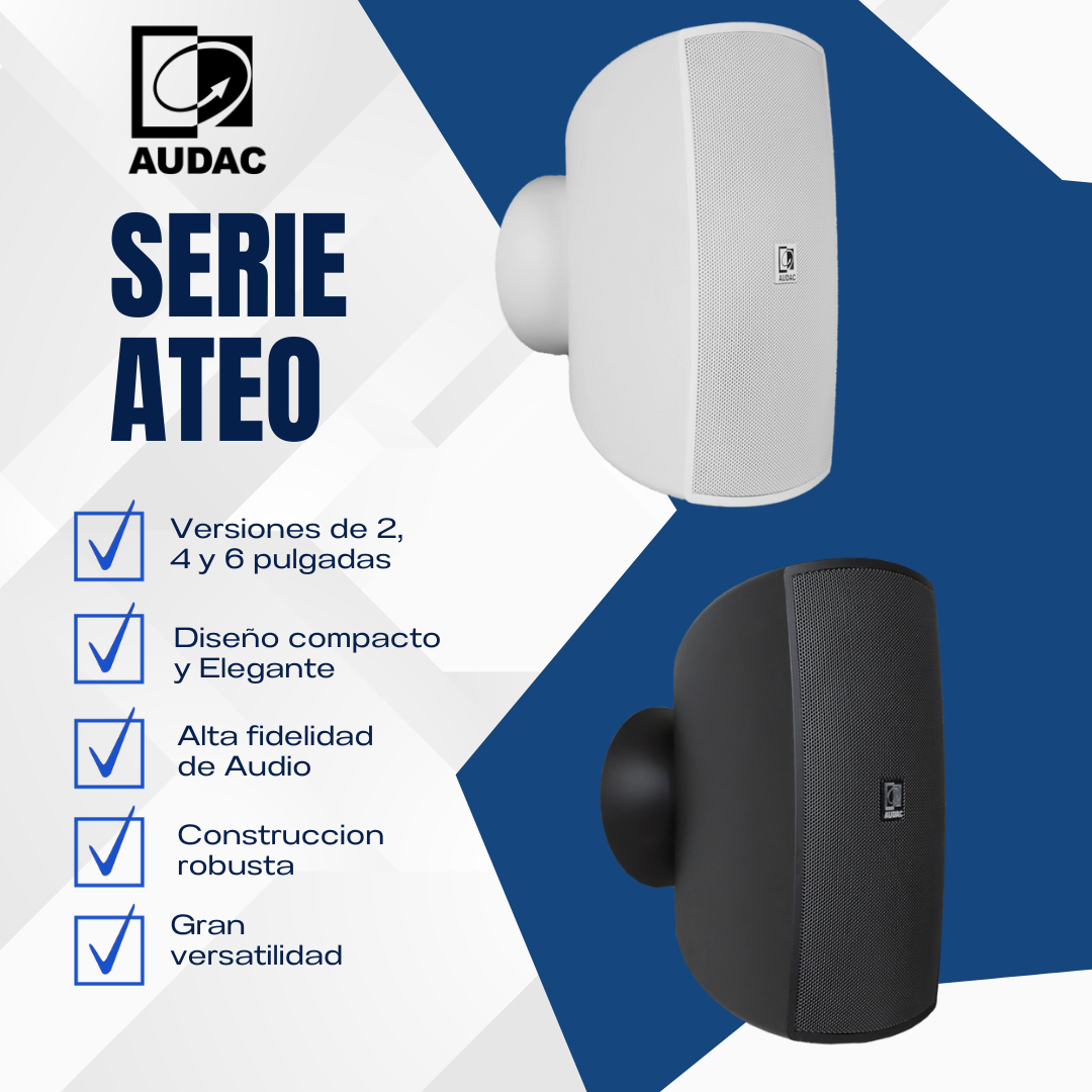 ¿Por Qué los Altavoces ATEO de Audac Son la Inversión Que Necesitas para Tu Sonido Profesional?