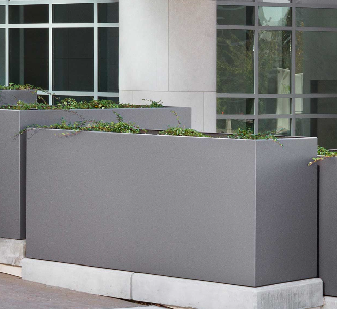 SuperMetal Rectangle Wide Planters