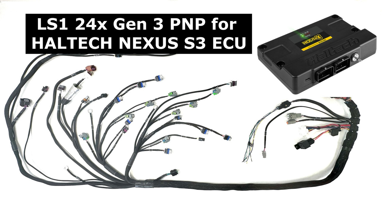Standalone LS1 Swap Wiring Harness for Haltech NEXUS S3 ECU
