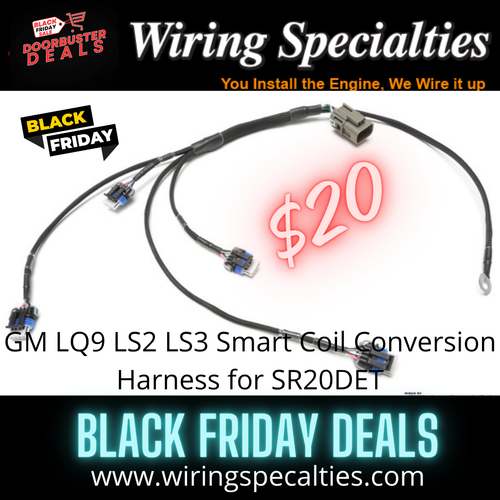 Black Friday GM LQ9 LS2 LS3 Smart Coil Conversion Harness for SR20DET