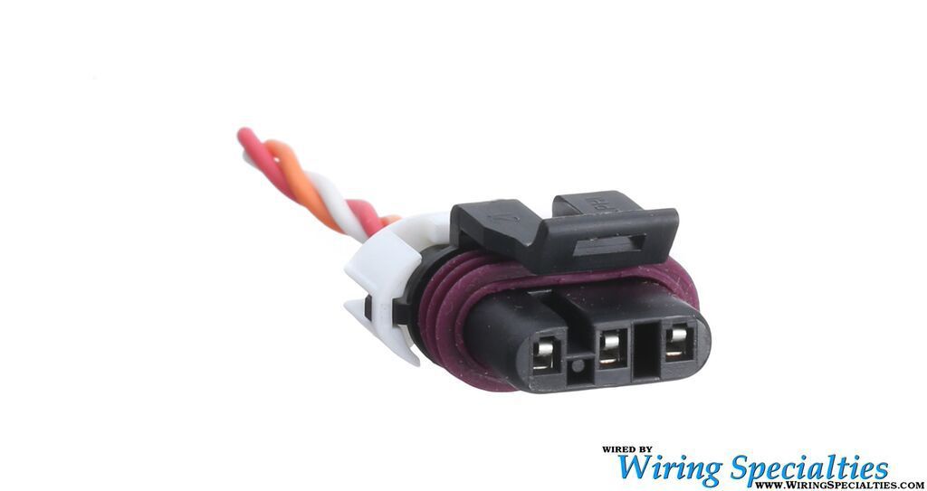 LS1 3-pin MAFS (Mass Air Flow Sensor) Connector | Wiring Specialties