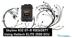 R32 GTR RB26DETT Wiring Harness for Haltech 2500 ECU | Wiring