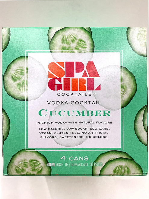 Spa Girl Cucumber Can Can 4 Pack