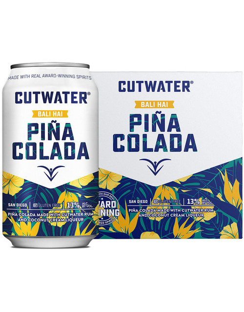Buy CutWater Pina Colada Can 4 Pack