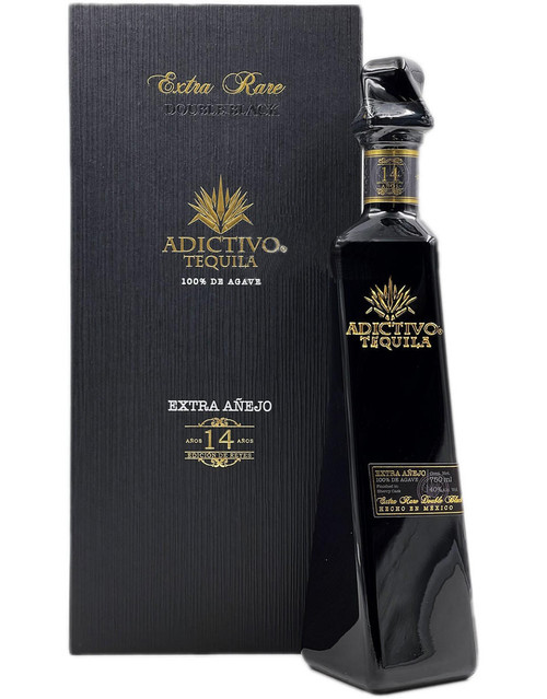 Buy Adictivo Extra Anejo 14 Year Double Black Tequila