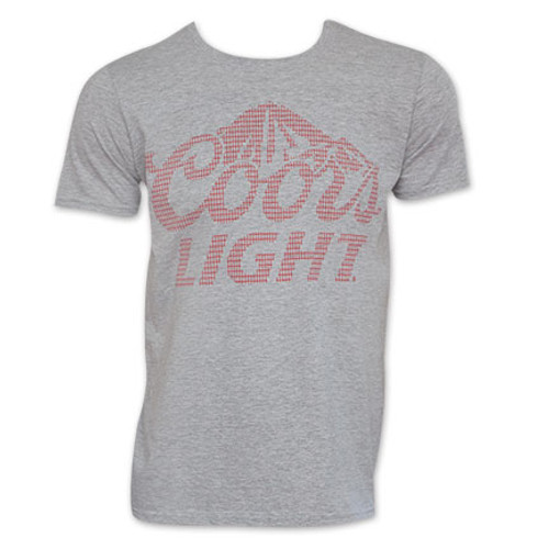 Coors Brewing Co. Grey Faded Logo T-Shirt