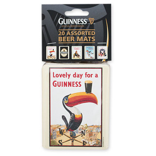 Guinness 20 Pack Beer Coasters
