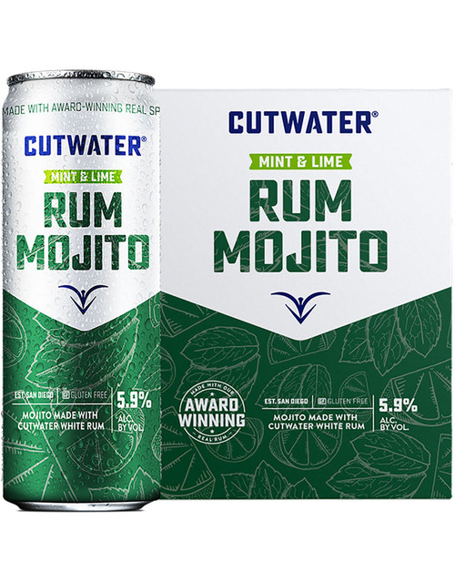 Buy CutWater Rum Mint Mojito Can 4 Pack