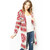 Western Rodeo Open Front Hooded Cotton Knit Maxi Sweater Cardigan Coat C1316