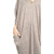 BOHO Gray Haute Gypsy FLEECE Knit Pockets Oversized Maxi Sweater Dress D2603