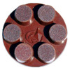 Calibra Ceramic Bond Floor Pads, Dry/Wet, 3", 50 Grit - Coarse