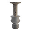 Scorpion Brazed Profile Wheel, A-30 (3cm), R5 (5mm Radius) x 1/2 Gas, 1/2" D, 50 Grit
